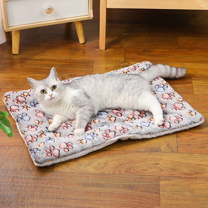 Double-Sided Pet Bed Mat – Warm Washable Dog & Cat Cushion