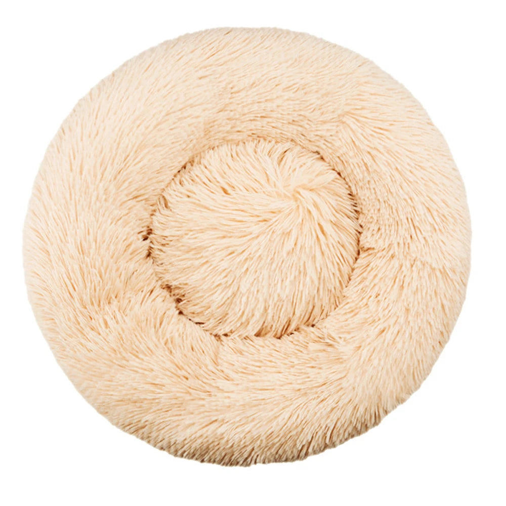 Soft Plush Pet Bed – Cozy Washable Bed for Dogs & Cats