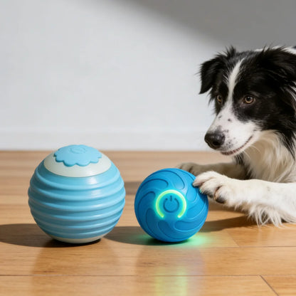 Pet Toy Ball with Tail Rope，Smart Automatic Pet Chase Ball Toy, Upgraded Speedy Tail Kitten Toy for Bored Indoor Adult Pets