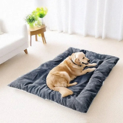 Extra Large Plush Dog Bed – Thick Soft Washable Pet Mat