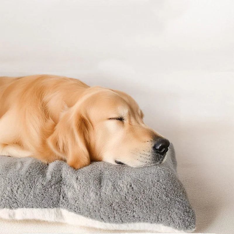 Extra Large Plush Dog Bed – Thick Soft Reversible Pet Mat
