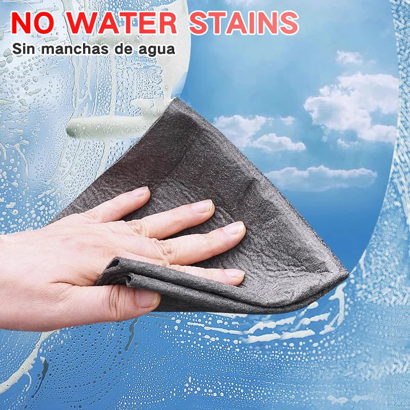 Reusable Microfiber Cleaning Cloths – Lint-Free Glass & Kitchen Towels