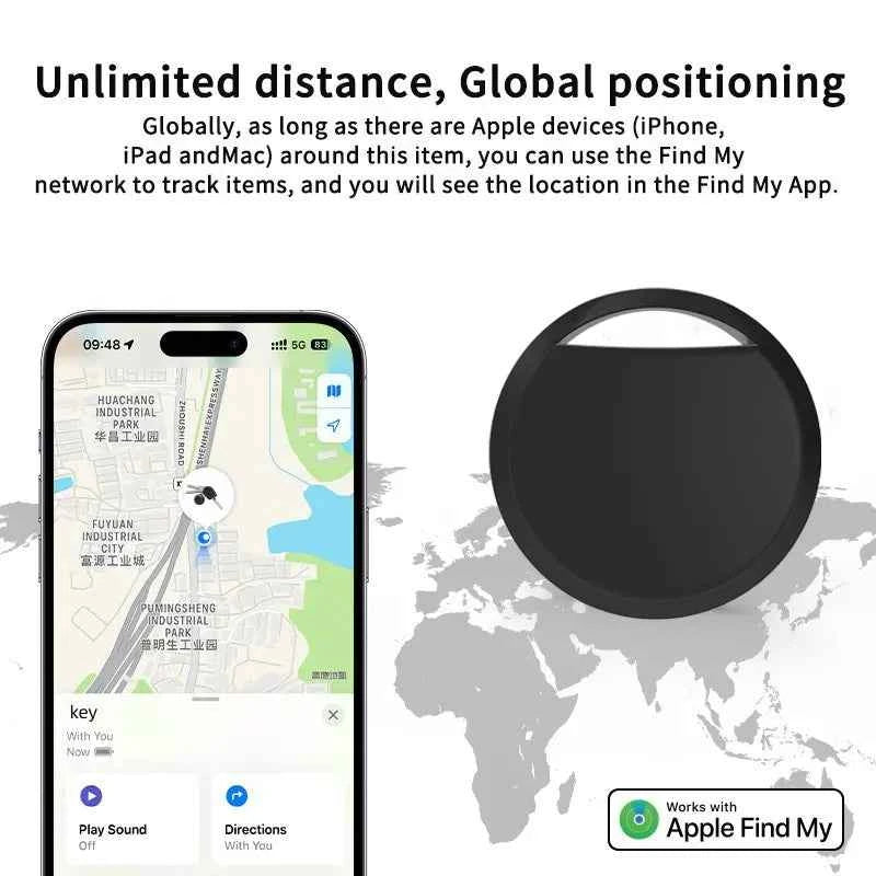 5-Pack Smart AirTag for iOS – Apple Find My Item Trackers