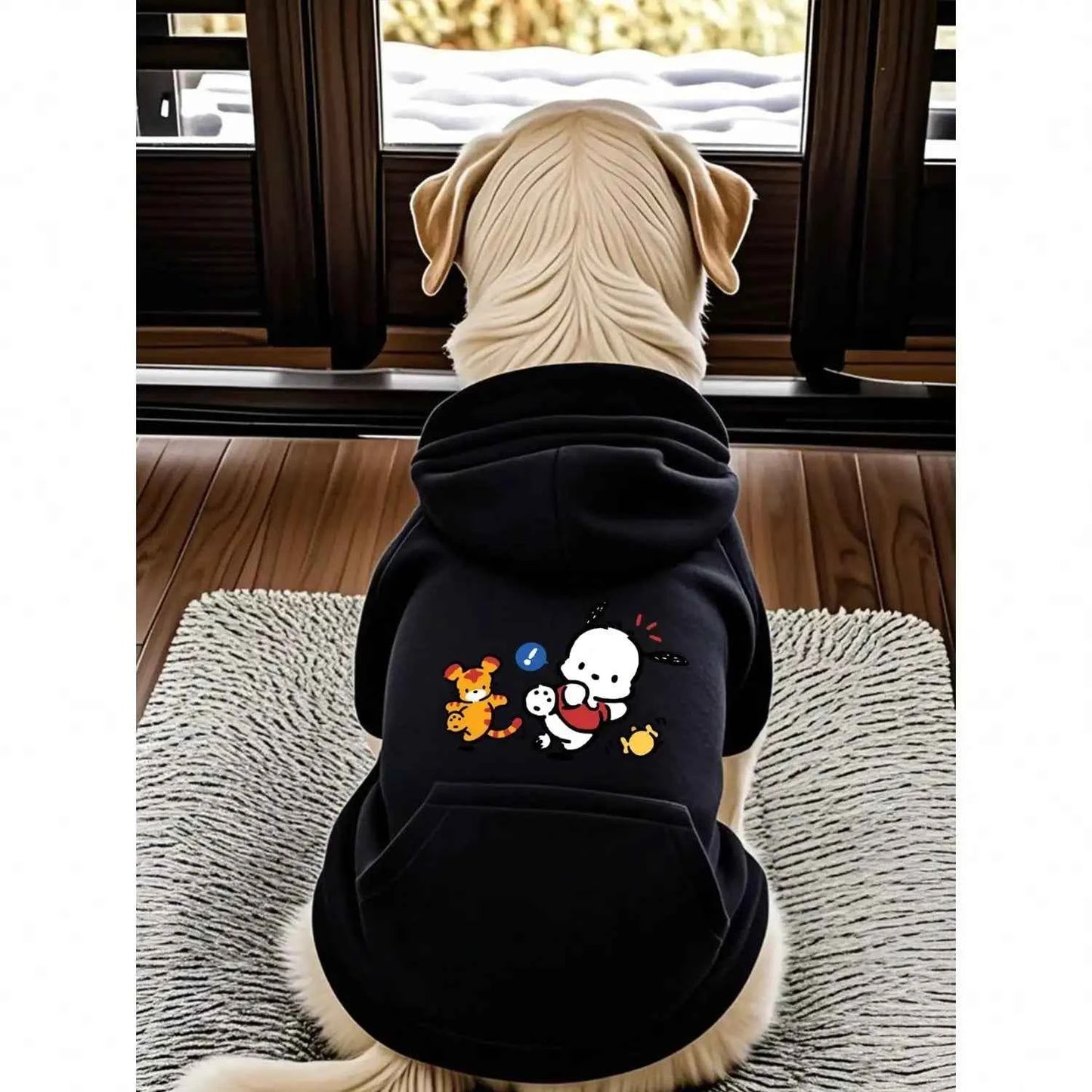Cat dog hoodie cartoon sports style pet hoodie, pet clothing and dog hoodie sweatshirt