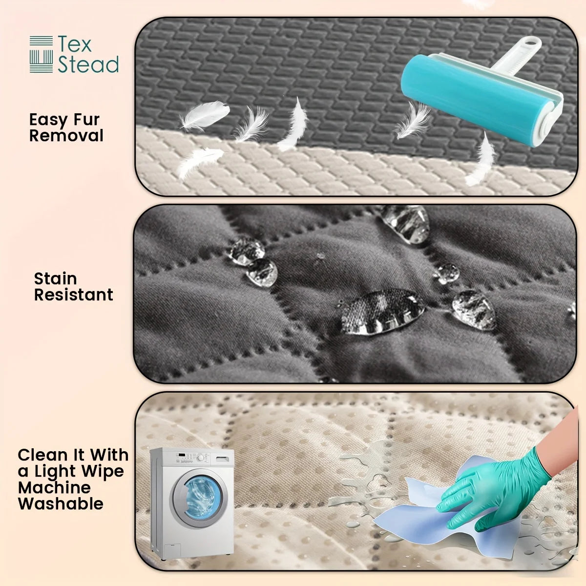 Waterproof Dog Blanket for Couch & Bed – Double-Sided Reversible Furniture Protector