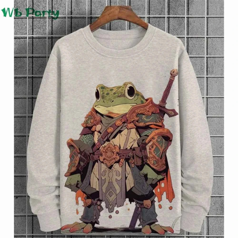 Fashion Animal Print Men's Clothing 3D Print Ukiyo-E Men's Long Sleeve T-shirt Animal Graphic T shirts Round Neck Mens Clothes