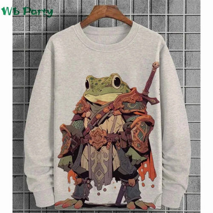 Fashion Animal Print Men's Clothing 3D Print Ukiyo-E Men's Long Sleeve T-shirt Animal Graphic T shirts Round Neck Mens Clothes
