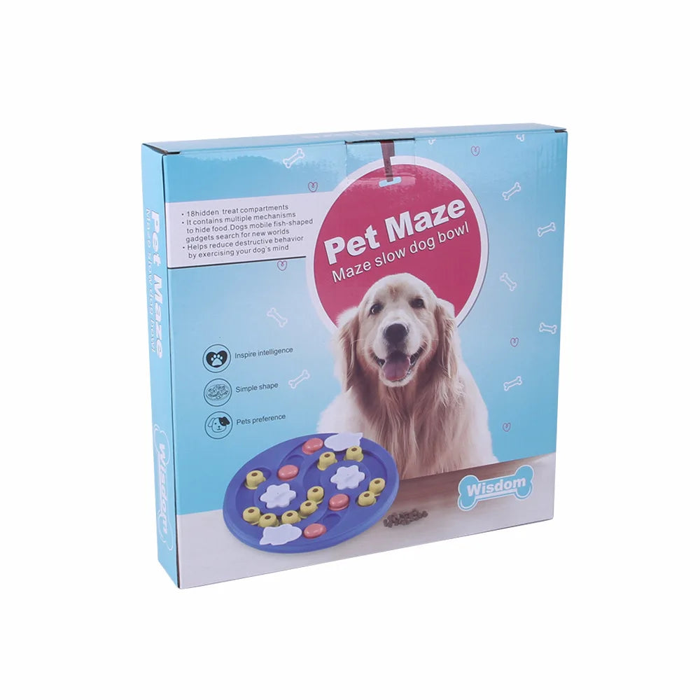 Dog Puzzle Toys Slow Feeder Interactive Increase Puppy IQ Food Dispenser Slowly Eating NonSlip Bowl Pet Cat Dogs Training Game
