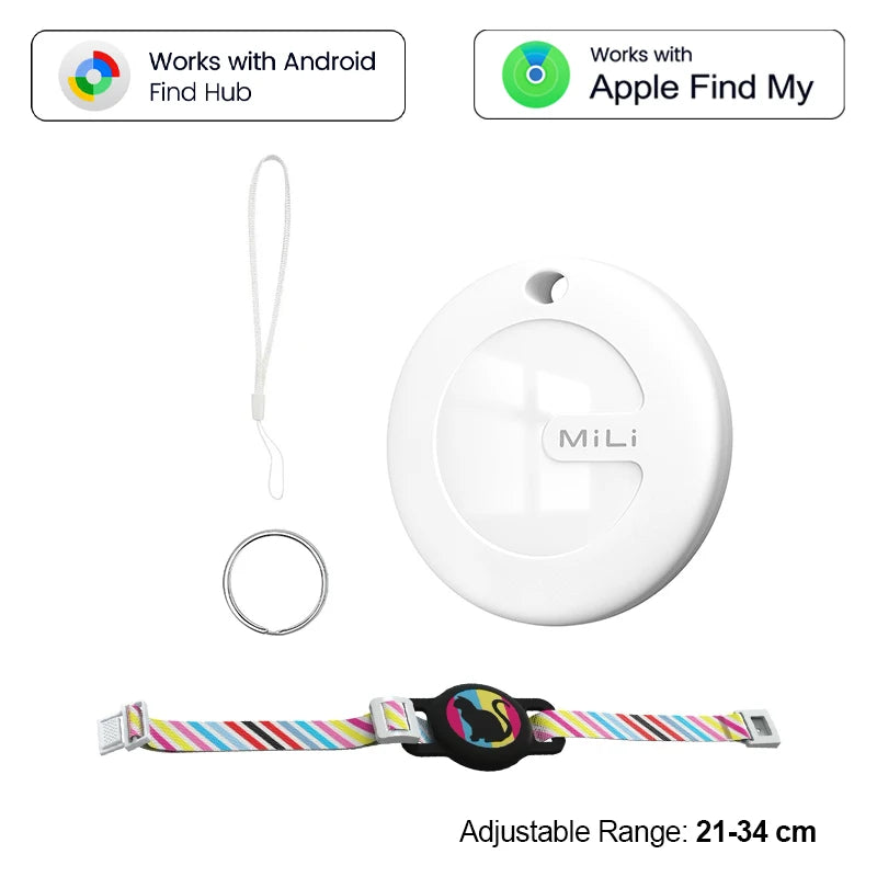 Smart Bluetooth Tracker for Apple Find My & Google Find Hub