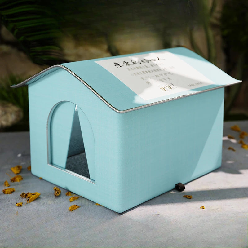 Outdoor Pet Cave Bed Waterproof – size reference view