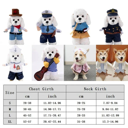 Funny Halloween Pet Costume for Small/Medium Dogs & Cats - Adjustable Puppy Cosplay for French Bulldogs, Chihuahuas & More