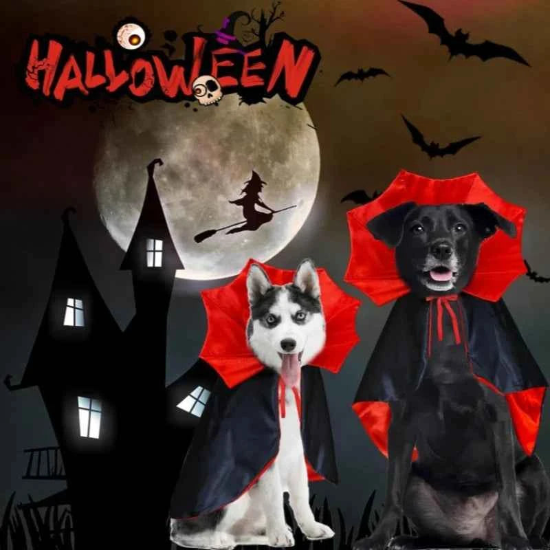 Bat Wing Vampire Cape for Dogs & Cats