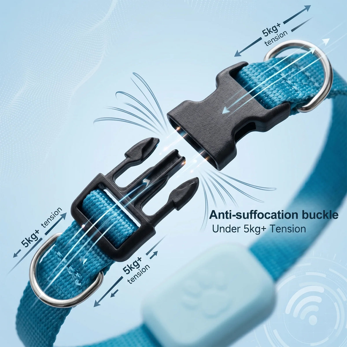 Pet GPS Tracker for Dogs & Cats – Waterproof Apple Find My