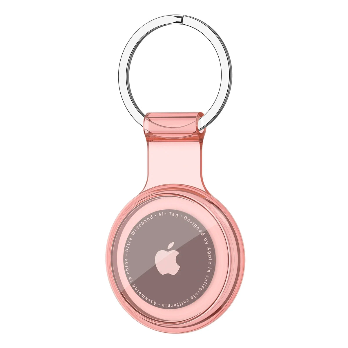 Waterproof TPU AirTag Case with Keychain for Pet Collars & Keys