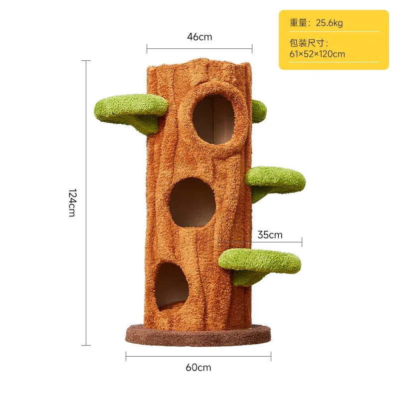 Nordic Originality Cattery Modern Simple Design Wooden Cat House Scratching Post Playground for Cat Furniture Columpio Gato FYCT