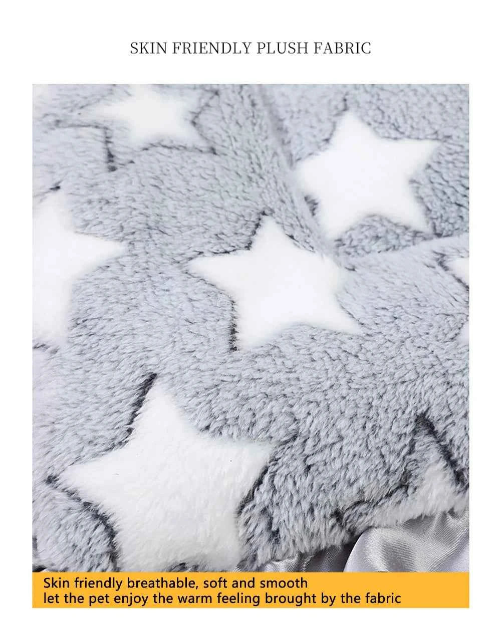 Plush Cat & Small Dog Bed – Soft Cozy Pet Sleeping Mat
