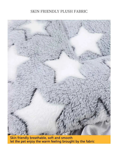 Plush Cat & Small Dog Bed – Soft Cozy Pet Sleeping Mat