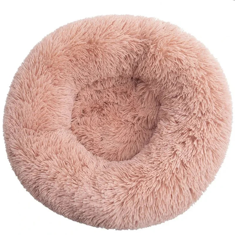Soft Plush Pet Bed – Cozy Washable Bed for Dogs & Cats