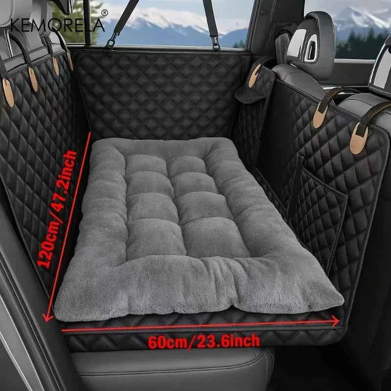 Winter Dog Car Seat Mat with Thick Non‑Slip Bottom for SUVs, Sedans & Trucks