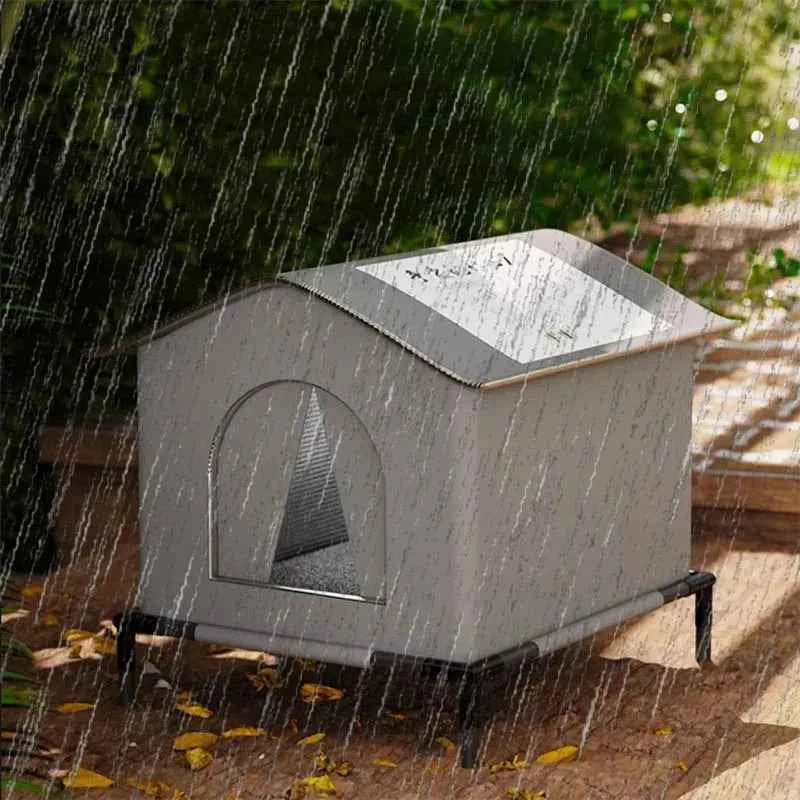 Outdoor Pet Cave Bed Waterproof – side view