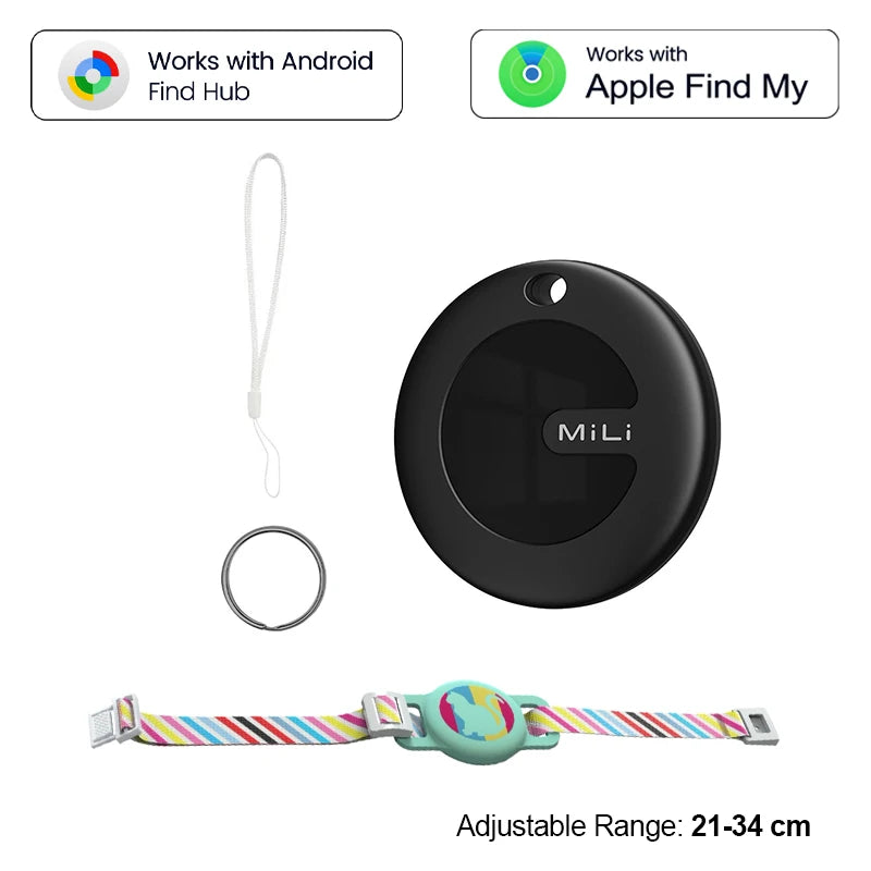 Smart Bluetooth Tracker for Apple Find My & Google Find Hub
