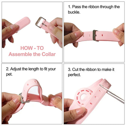 Adjustable Silicone AirTag Cat Collar for Apple AirTag