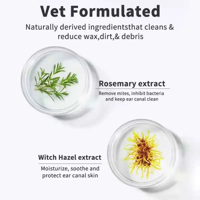 Pet Ear Cleaning Wipes – Gentle, Disposable Ear Mite Control for Dogs & Cats