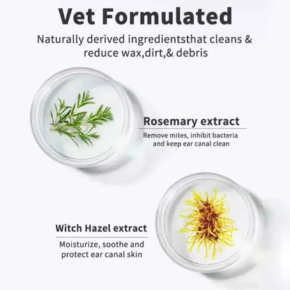 Pet Ear Cleaning Wipes – Gentle, Disposable Ear Mite Control for Dogs & Cats