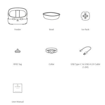 Smart Automatic Cat Feeder – Rechargeable Portion-Control Pet Food Dispenser