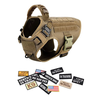 Padded No-Pull Dog Vest Harness – Adjustable Quick-Release Nylon Walking Harness