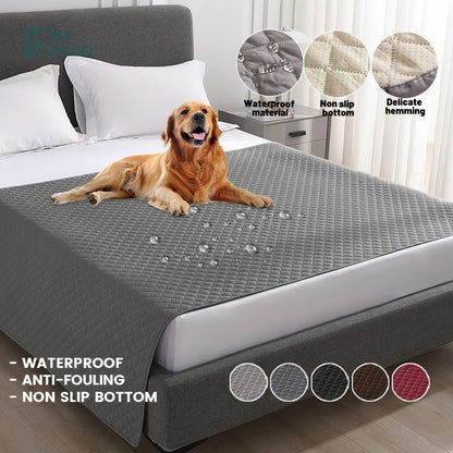 Waterproof Dog Blanket for Couch & Bed – Double-Sided Reversible Furniture Protector