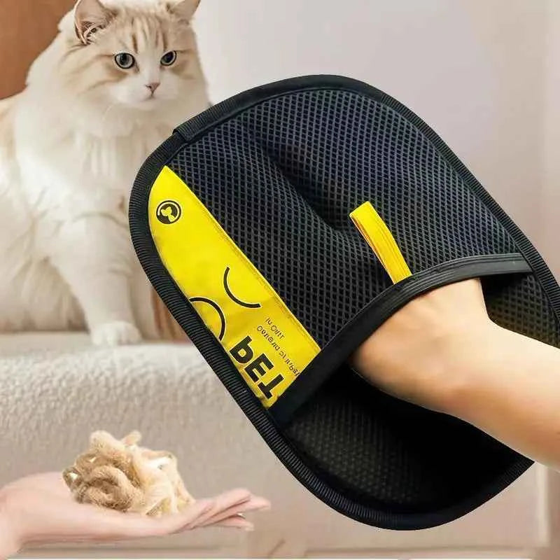 Electrostatic Pet Hair Remover Gloves – Reusable 2‑in‑1 Grooming & Lint Cleaner