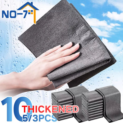 Reusable Microfiber Cleaning Cloths – Lint-Free Glass & Kitchen Towels