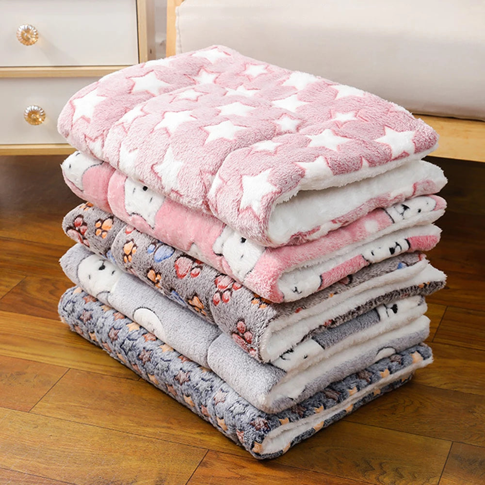 Double-Sided Pet Bed Mat – Warm Washable Dog & Cat Cushion