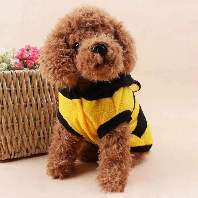Bee Fleece Dog & Cat Hoodie Costume