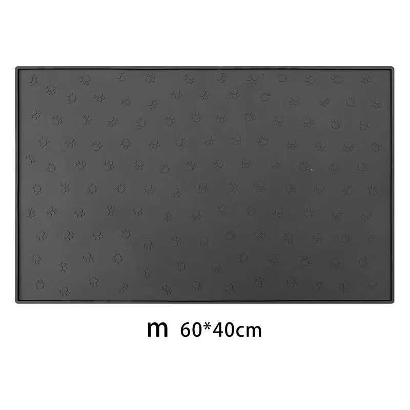 Waterproof Silicone Pet Feeding Mat – Non-Slip Food & Water Bowl Placemat for Dogs & Cats