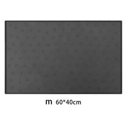 Waterproof Silicone Pet Feeding Mat – Non-Slip Food & Water Bowl Placemat for Dogs & Cats