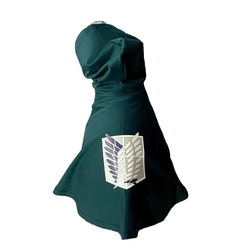 Attack on Titan Anime Pet Cloak for Dogs & Cats