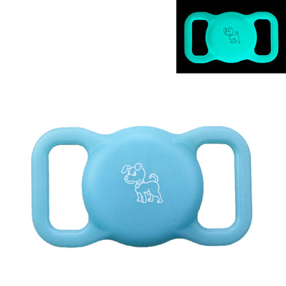 Airtag Dog Collar Holder, [1 Pack] Airtag Holder, Silicone Full Body Covered Protective Air Tag for Pet - Fits All Width