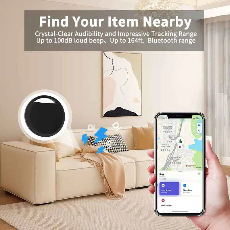 5-Pack Smart AirTag for iOS – Apple Find My Item Trackers
