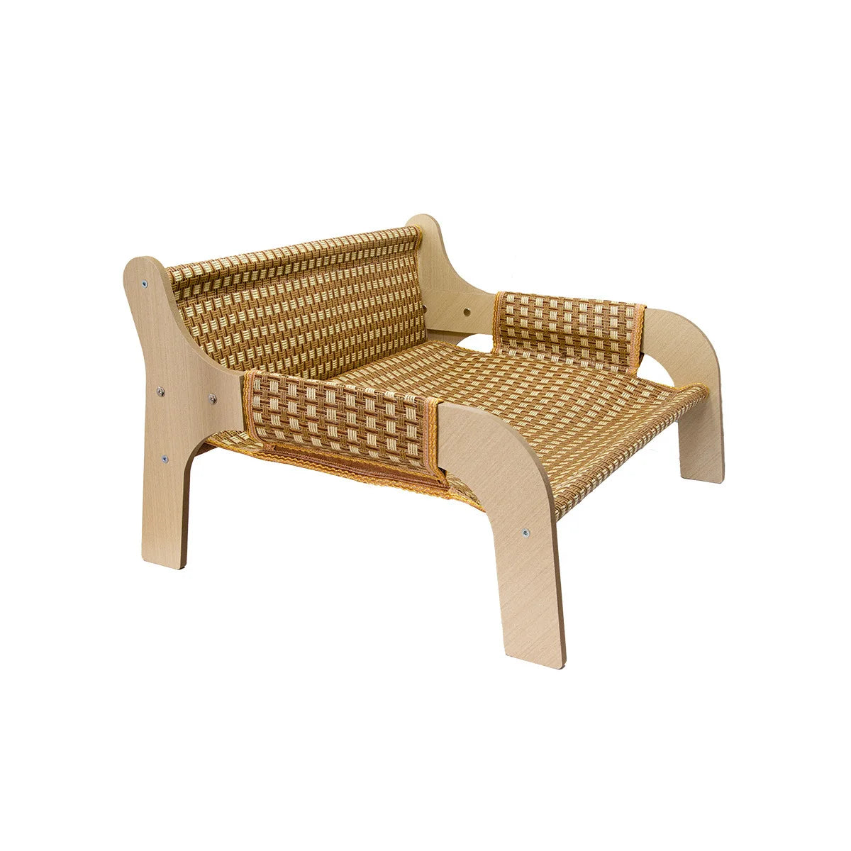 Summer Cooling Cat Bed Cool Mat Sofa Cat Scratch Wear-Resistant Cat Bed Rattan Lounge Chair Dog House Cat House Pet Sleeping Bed
