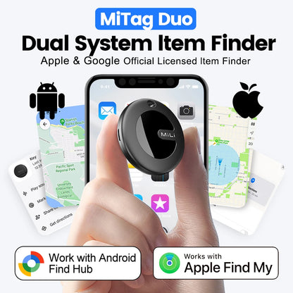 Smart Bluetooth Tracker for Apple Find My & Google Find Hub