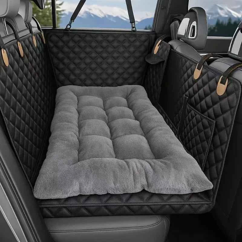 Winter Dog Car Seat Mat with Thick Non‑Slip Bottom for SUVs, Sedans & Trucks