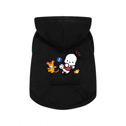 Cat dog hoodie cartoon sports style pet hoodie, pet clothing and dog hoodie sweatshirt