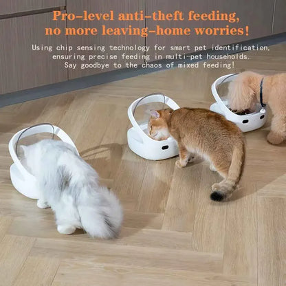 Smart Automatic Cat Feeder – Rechargeable Portion-Control Pet Food Dispenser