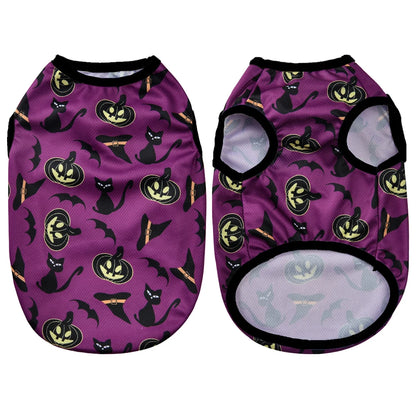 Pumpkin Print Halloween Vest for Dogs & Cats