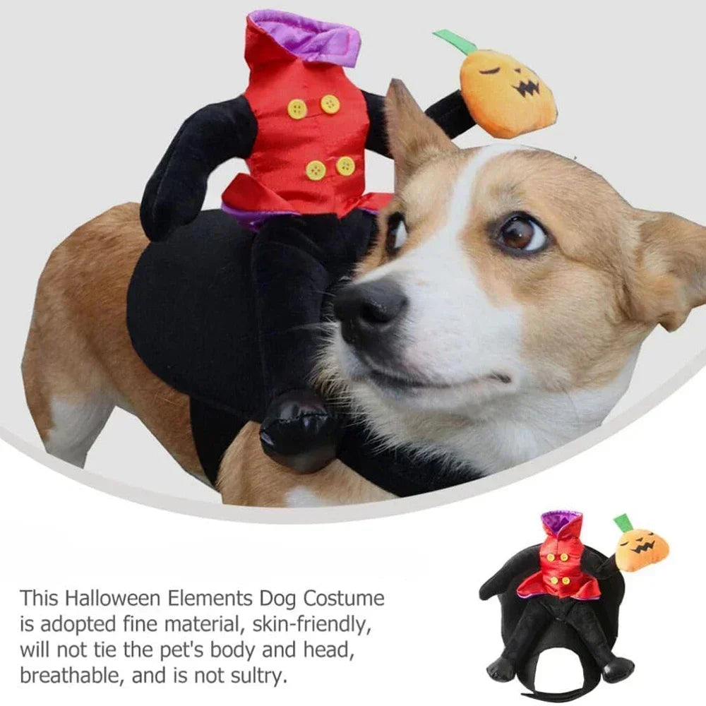 Santa Horse Riding Dog Halloween Costume