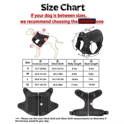 Padded No-Pull Dog Vest Harness – Adjustable Quick-Release Nylon Walking Harness