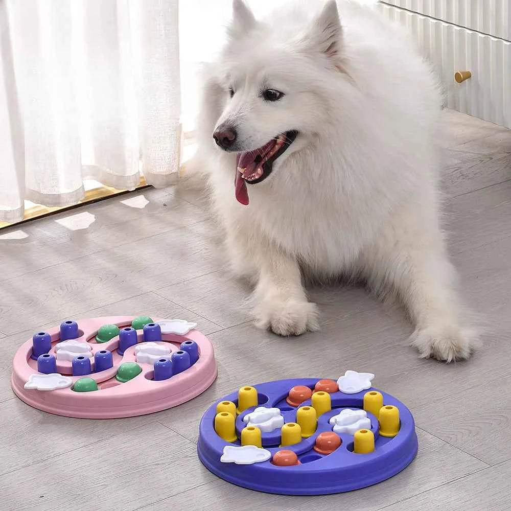 Dog Puzzle Toys Slow Feeder Interactive Increase Puppy IQ Food Dispenser Slowly Eating NonSlip Bowl Pet Cat Dogs Training Game