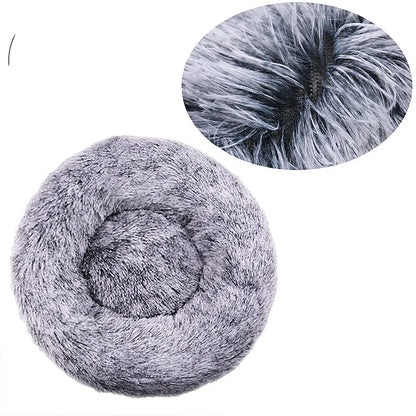 Soft Plush Pet Bed – Cozy Washable Bed for Dogs & Cats